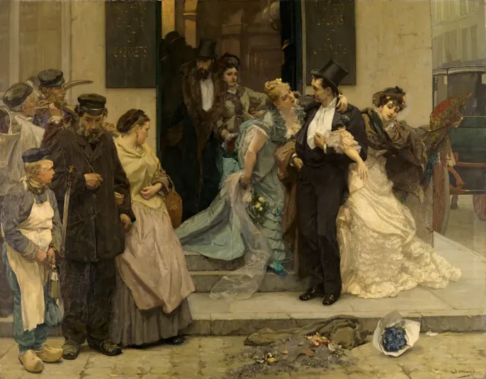 Framed Print : At Dawn. Artist: Hermans, Charles (1839-1924) Framed Print : At Dawn. Artist: Hermans, Charles (1839-1924)
