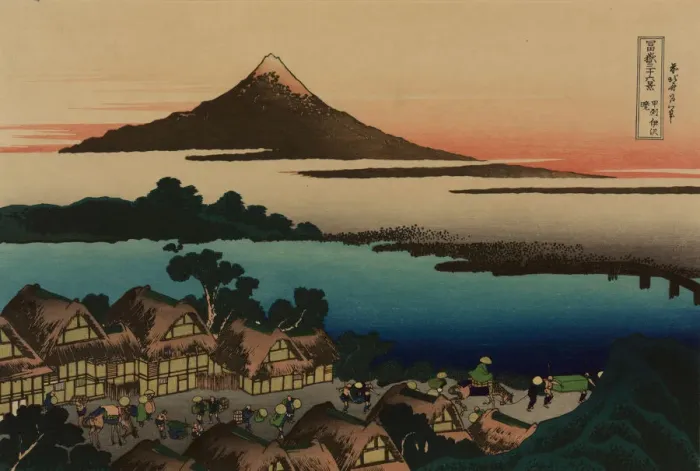 Framed Print : Dawn at Isawa in the Kai province (from a Series 36 Views of Mount Fuji ), 1830-1833 Framed Print : Dawn at Isawa in the Kai province (from a Series 36 Views of Mount Fuji ), 1830-1833