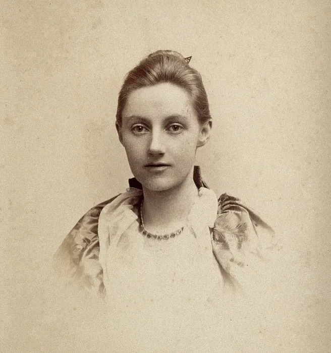 Framed Print : Deaconess Katherine J Beynon, 1892. Creator: Vernon Kaye Framed Print : Deaconess Katherine J Beynon, 1892. Creator: Vernon Kaye