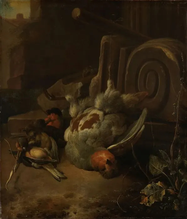 Framed Print : Dead Birds, c.1660-c.1665. Creator: Melchior d'Hondecoeter Framed Print : Dead Birds, c.1660-c.1665. Creator: Melchior d'Hondecoeter