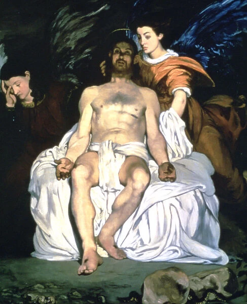 The Dead Christ and the Angels, 1864. Artist: Edouard Manet