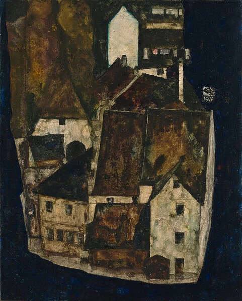 Dead City III (City on the Blue River III), 1911. Artist: Schiele, Egon (1890?1918)