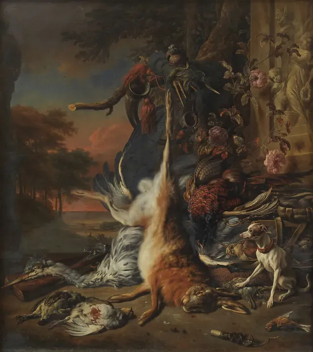 Framed Print : Dead Game, 1701. Creator: Jan Weenix Framed Print : Dead Game, 1701. Creator: Jan Weenix