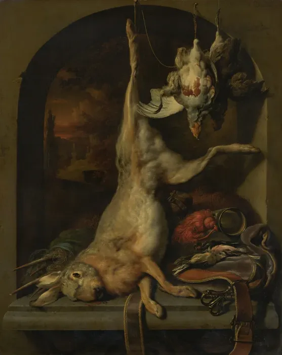 Framed Print : Dead Hare. Creator: Jan Weenix Framed Print : Dead Hare. Creator: Jan Weenix
