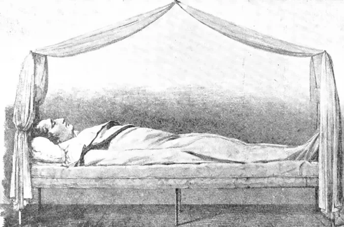 Framed Print : The Dead Lion: the body of Napoleon at Longwood, 1909. Creator: Unknown Framed Print : The Dead Lion: the body of Napoleon at Longwood, 1909. Creator: Unknown