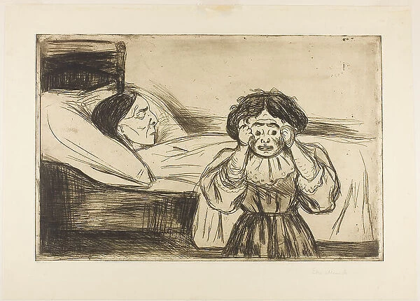 The Dead Mother and Her Child, 1901. Creator: Edvard Munch