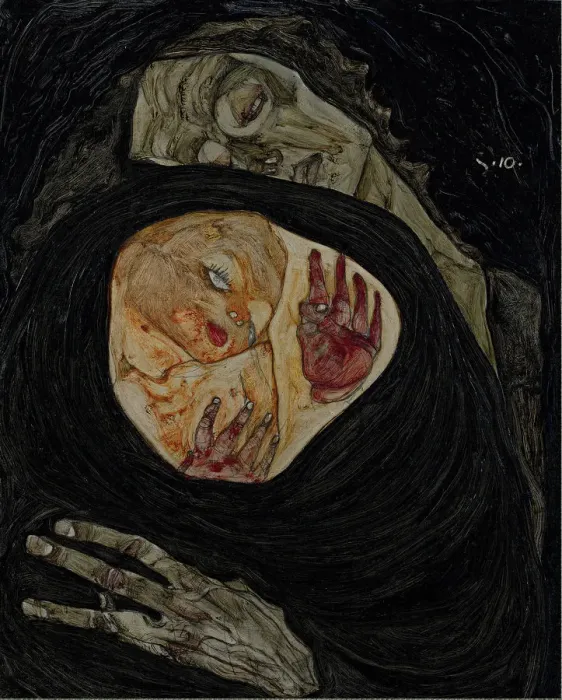 Framed Print : Dead Mother I, 1910. Artist: Schiele, Egon (1890?1918) Framed Print : Dead Mother I, 1910. Artist: Schiele, Egon (1890?1918)
