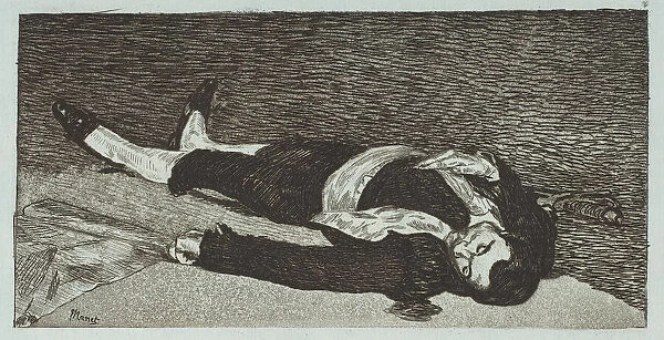 Dead Toreador, 1867-68. Creator: Edouard Manet