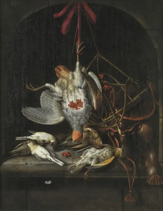 Framed Print : Dead Wildfowl, 1674. Creator: Jacob Biltius Framed Print : Dead Wildfowl, 1674. Creator: Jacob Biltius