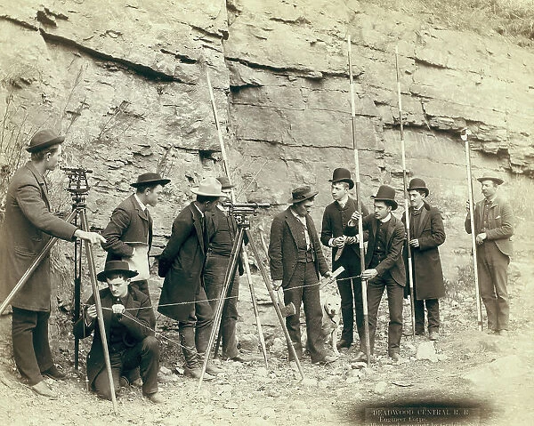Deadwood Central RR Engineer Corps, 1888. Creator: John C. H. Grabill