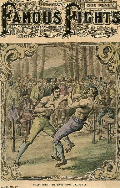 Deaf Burke defeats Tom O'Connell, 1837 (late 19th or early 20th century)