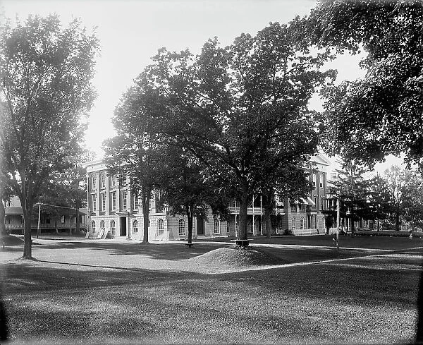 Deaf and Dumb Asylum, Jacksonville, Ill. between 1880 and 1901. Creator: Unknown