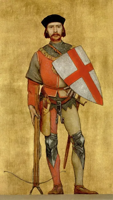 Framed Print : Dean of the Armed Guild of Saint George, 1889. Creator: Albrecht De Vriendt Framed Print : Dean of the Armed Guild of Saint George, 1889. Creator: Albrecht De Vriendt
