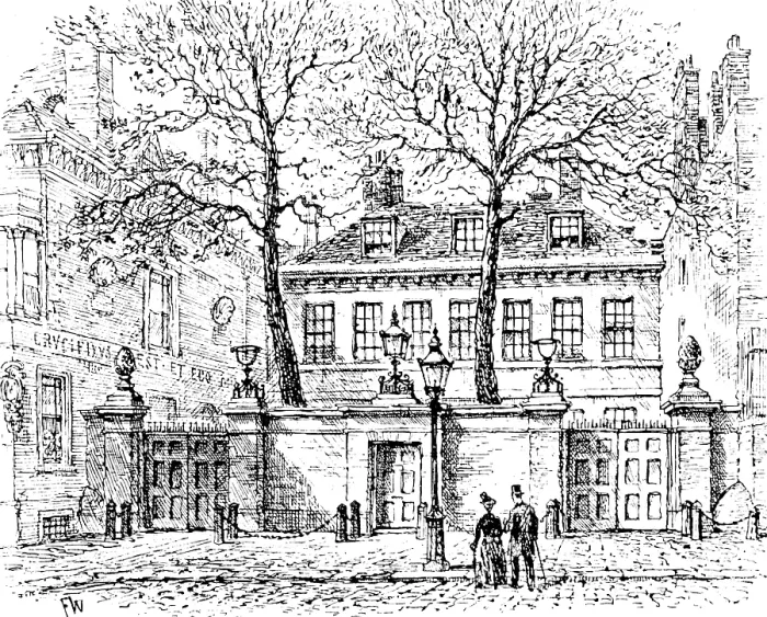 Framed Print : The Deanery of St. Paul's, 1890. Creator: Unknown Framed Print : The Deanery of St. Paul's, 1890. Creator: Unknown