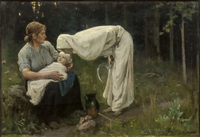 Framed Print : Death, 1897 Framed Print : Death, 1897