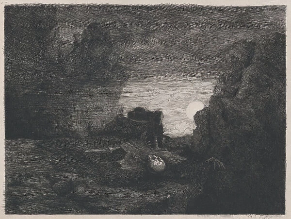 Death, 19th century. Creator: Alphonse Edouard Enguerand Aufray de Roc Bhian