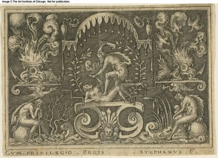 Framed Print : Death of Abel, n. d. Creator: Etienne Delaune Framed Print : Death of Abel, n. d. Creator: Etienne Delaune
