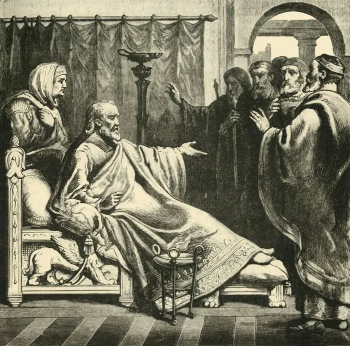 Framed Print : Death of Augustus, 1890. Creator: Unknown Framed Print : Death of Augustus, 1890. Creator: Unknown