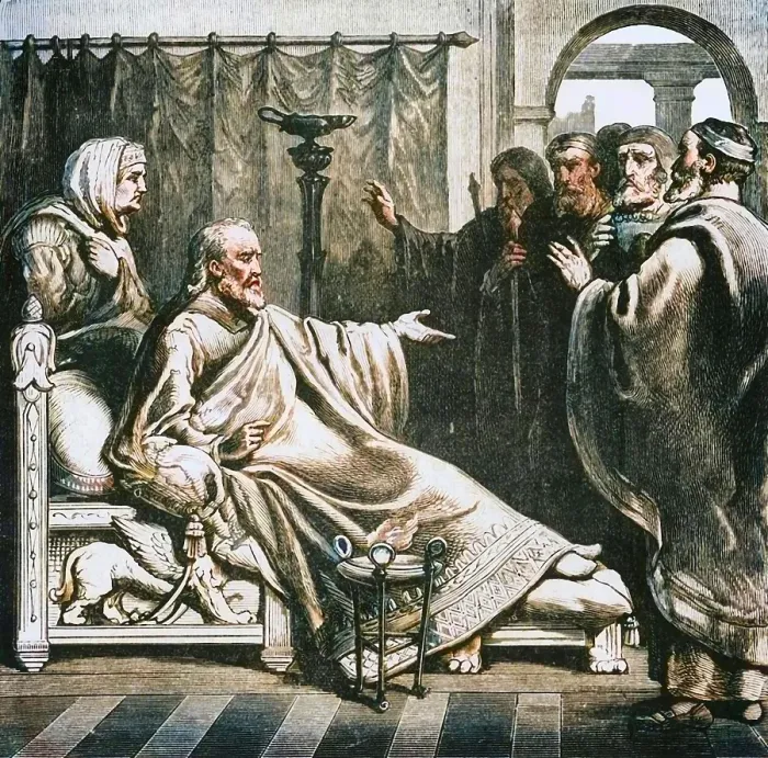 Framed Print : Death of Augustus, 1890. Creator: Unknown. Death of Augustus, 1890. Creator: Unknown Framed Print : Death of Augustus, 1890. Creator: Unknown. Death of Augustus, 1890. Creator: Unknown