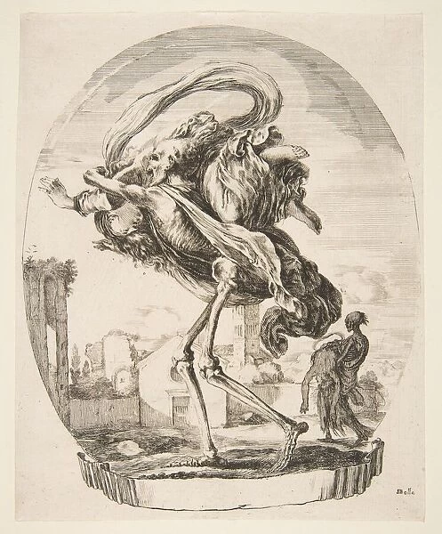 Death carrying off a woman, from The five deaths (Les cinq Morts), ca. 1648
