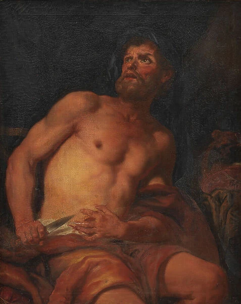 Death of Cato the Younger, 1647-1698. Creator: Johann Carl Loth