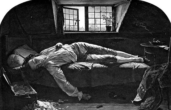 The Death of Chatterton, 1856 (1900)