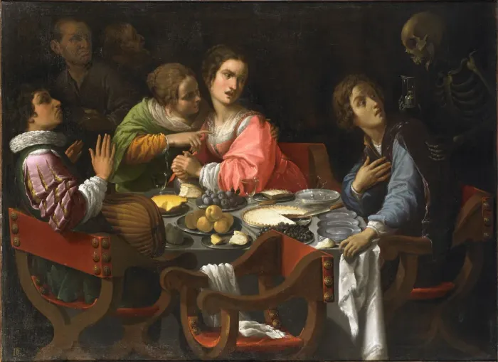 Framed Print : Death Comes to the Banquet Table (Memento Mori), Between 1625 and 1638 Framed Print : Death Comes to the Banquet Table (Memento Mori), Between 1625 and 1638
