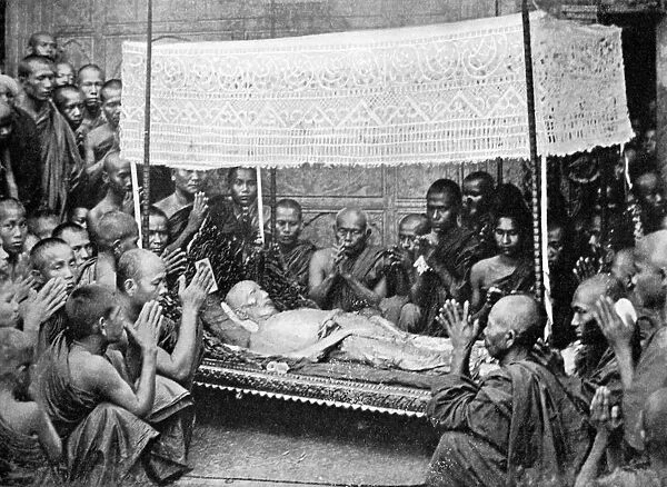 Death custom, Burma, 1920