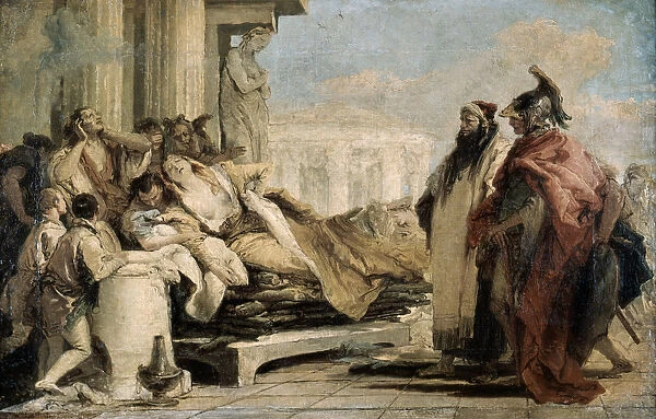 Death of the Dido, 1757. Artist: Giovanni Battista Tiepolo