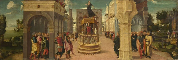 The Death of Dido, Early16th cen Artist: Liberale da Verona (1441-1526)