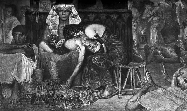 The Death of the First Born, 1872 (c1880-1882). Artist: A Mongin