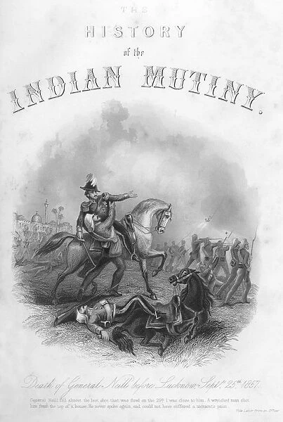 Death of General Neill before Lucknow, 25th September 1857, (c1860)