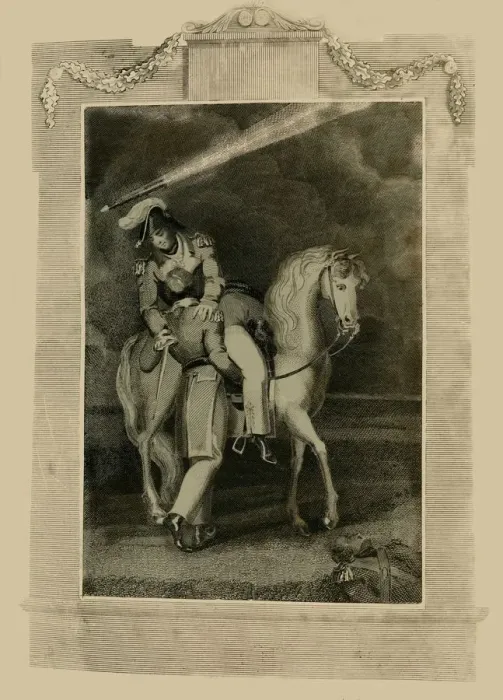Framed Print : The Death of General Ross, near Baltimore, (1814), 1816. Creator: Unknown Framed Print : The Death of General Ross, near Baltimore, (1814), 1816. Creator: Unknown