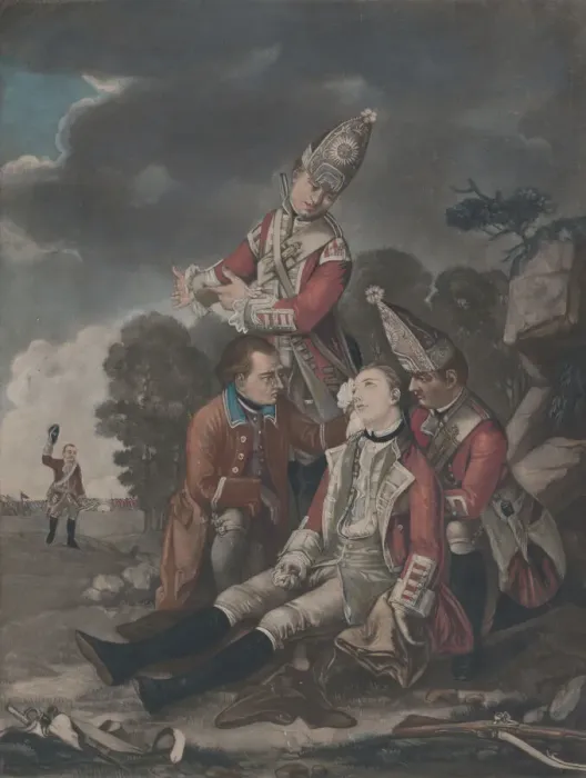 Framed Print : The Death of General Wolfe at Quebec (September, 1759), October 10, 1779 Framed Print : The Death of General Wolfe at Quebec (September, 1759), October 10, 1779