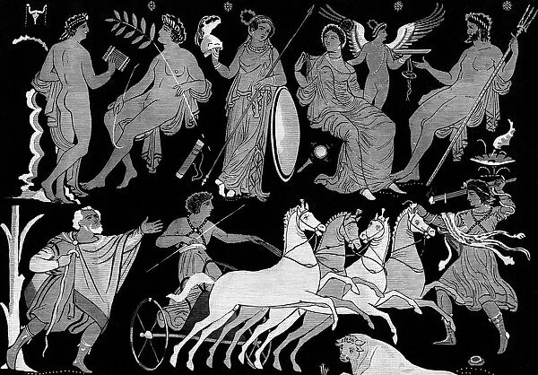The death of Hippolytus, 4th century BC (1882)