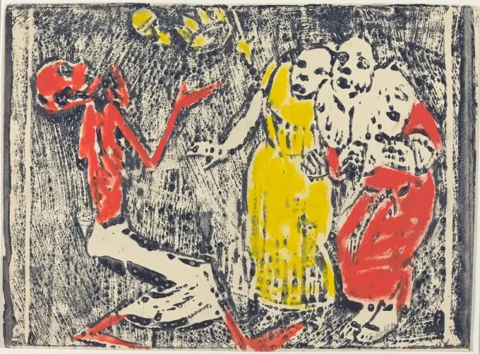 Framed Print : Death as Juggler, 1918 / 1919. Creator: Christian Rohlfs Framed Print : Death as Juggler, 1918 / 1919. Creator: Christian Rohlfs