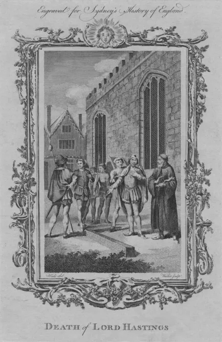 Framed Print : Death of Lord Hastings, 1773. Creator: William Walker Framed Print : Death of Lord Hastings, 1773. Creator: William Walker