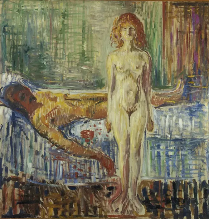 Framed Print : The Death of Marat II. Artist: Munch, Edvard (1863-1944) Framed Print : The Death of Marat II. Artist: Munch, Edvard (1863-1944)