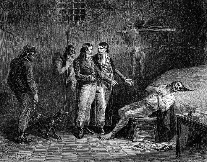 Framed Print : The death of the Marquis de Condorcet, 1794 (1882-1884) Framed Print : The death of the Marquis de Condorcet, 1794 (1882-1884)