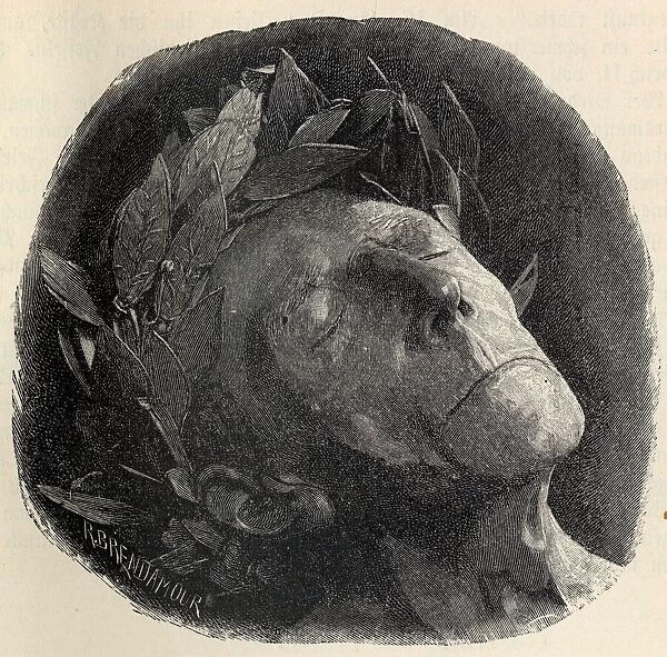 Death mask of Frederick II. Creator: Brend amour, Richard (1831-1915)