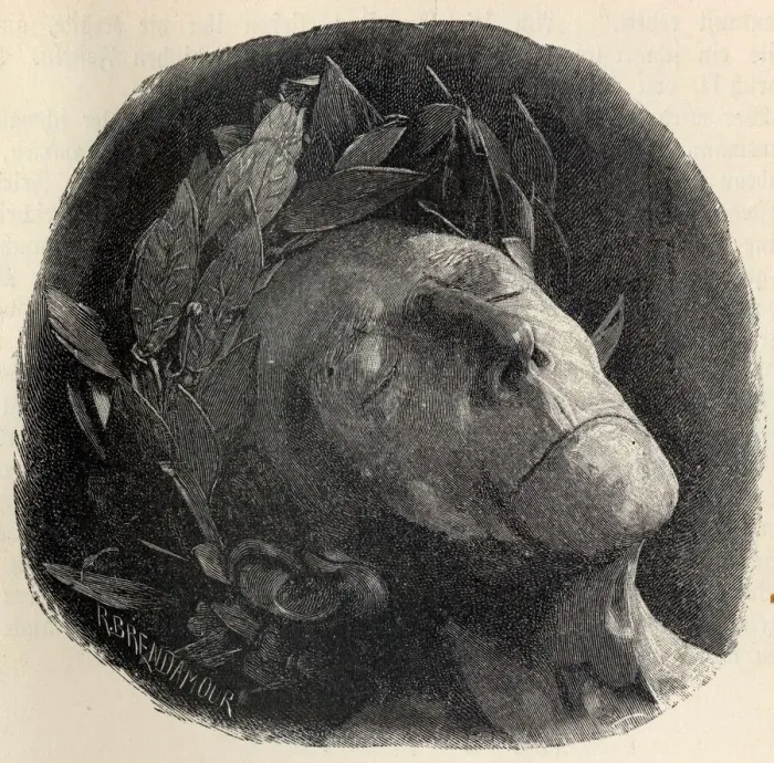 Framed Print : Death mask of Frederick II. Creator: Brend amour, Richard (1831-1915) Framed Print : Death mask of Frederick II. Creator: Brend amour, Richard (1831-1915)