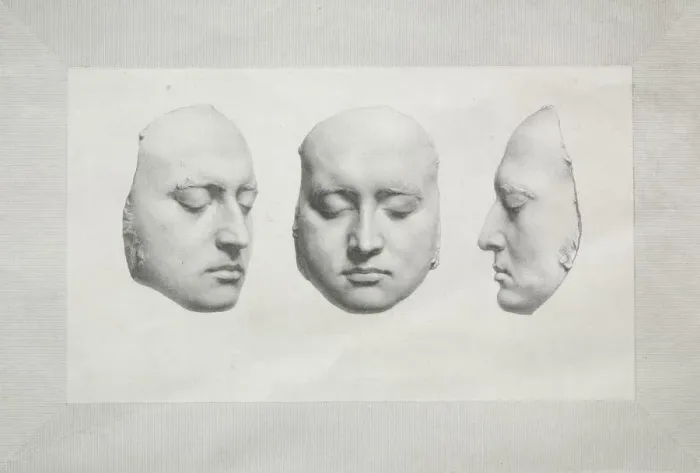 Framed Print : Death Mask of Sir Thomas Lawrence. Creator: Richard James Lane (British, 1800-1872) Framed Print : Death Mask of Sir Thomas Lawrence. Creator: Richard James Lane (British, 1800-1872)
