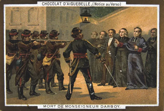 Framed Print : Death of Monseigneur Darboy, Archbishop of Paris, 24th May 1871 Framed Print : Death of Monseigneur Darboy, Archbishop of Paris, 24th May 1871