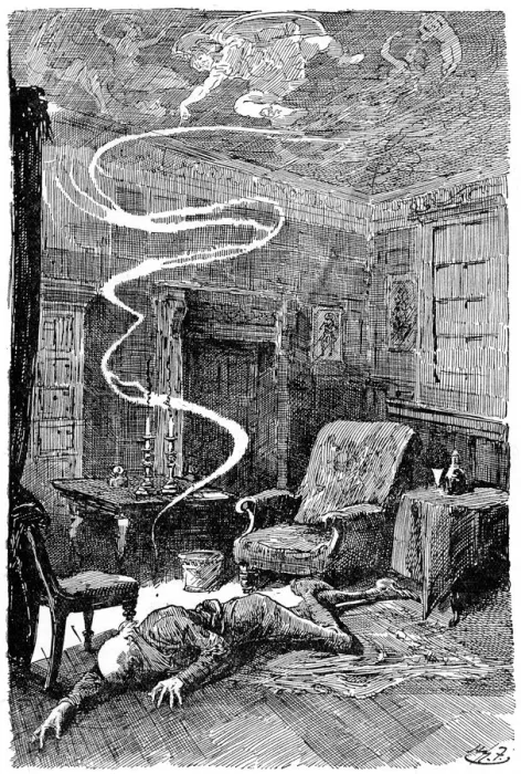 Framed Print : The death of Mr Tulkinghorn, 1912. Artist: Harry Furniss Framed Print : The death of Mr Tulkinghorn, 1912. Artist: Harry Furniss