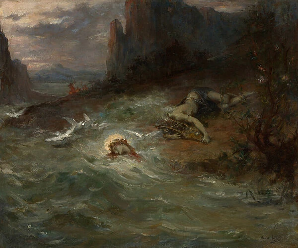 The Death of Orpheus, c. 1870. Creator: Henri Leopold Lévy