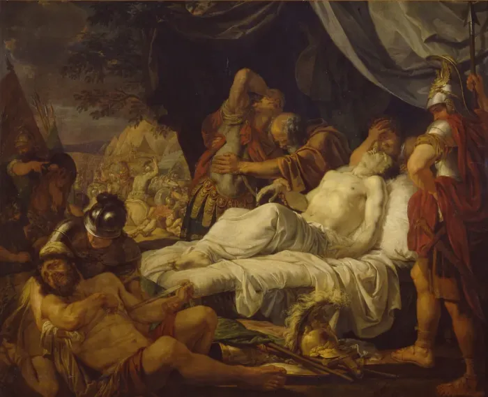 Framed Print : Death of Pelopidas, 1806. Artist: Ivanov, Andrei Ivanovich (1775-1848) Framed Print : Death of Pelopidas, 1806. Artist: Ivanov, Andrei Ivanovich (1775-1848)