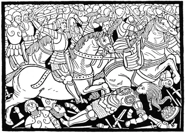 Framed Print : Death of Penthesilea, 1484 (1964)