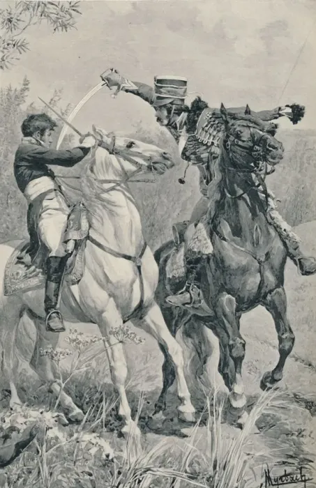 Framed Print : Death of Prince Louis at Saalfeld, 1806, (1896) Framed Print : Death of Prince Louis at Saalfeld, 1806, (1896)