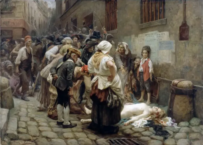 Framed Print : The Death of Princesse de Lamballe, 1908 Framed Print : The Death of Princesse de Lamballe, 1908