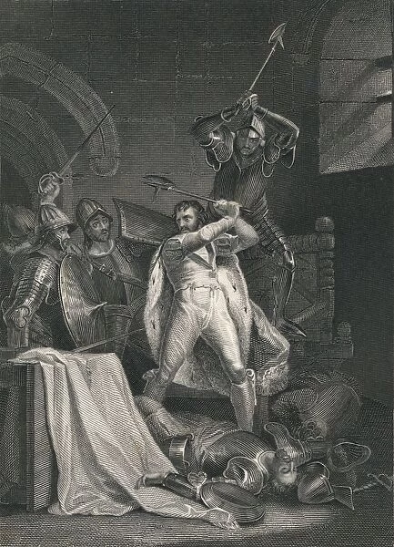 Death of Richard II. 1400, (mid 19th century). Creator: J Rogers
